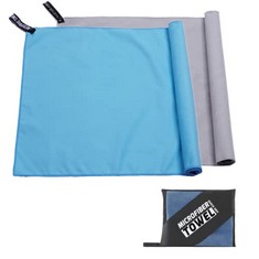 QTY OF ASSORTED ITEMS TO INCLUDE  T263 GYM TOWEL ACRYLIC BLUE GREY: LOCATION - G RACK