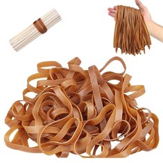 30 X THICK ELASTIC BANDS 100PCS HEAVY DUTY RUBBER BANDS CAN BANDS OFFICE FILE FOLDER STRONG ELASTIC RUBBER BANDS FOR SCHOOL HOME OFFICE SUPPLIES , 120 * 4 MM/L*W  - TOTAL RRP £150: LOCATION - G RACK
