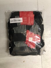 QTY OF ASSORTED ITEMS TO INCLUDE 3 X 3 PAIRS OF PERFORMANCE SOCKS. BLACK. XL. RRP £267. : LOCATION - I RACK