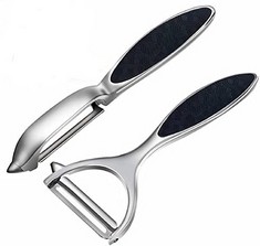 31 X POTATO, VEGETABLE, APPLE PEELERS FOR KITCHEN, FRUIT, CARROT, VEGGIE, POTATOES PEELER, Y-SHAPED AND I-SHAPED STAINLESS STEEL PEELERS, WITH ERGONOMIC NON-SLIP HANDLE & SHARP BLADE, GOOD DURABLE (2