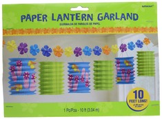 QTY OF ASSORTED ITEMS TO INCLUDE INTERNATIONAL LANTERN GARLAND FUN IN THE SUN RRP £170: LOCATION - B RACK