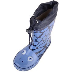 QTY OF ASSORTED ITEMS TO INCLUDE CHILDRENS WINTER SLIP ON WATERPROOF WELLY BOOTS BLUE BOYS INFANT 7 : LOCATION - B RACK