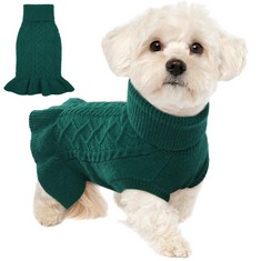 QTY OF ASSORTED ITEMS TO INCLUDE DOG SWEATER DRESS XS DARK GREEN RRP £150: LOCATION - B RACK