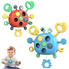 QTY OF ASSORTED ITEMS TO INCLUDE BABY/TODDLER PULL STRING TOY : LOCATION - B RACK