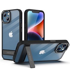 QTY OF ASSORTED ITEMS TO INCLUDE METAL KICKSTAND CASE COMPATIBLE WITH IPHONE 14 BLACK : LOCATION - C RACK