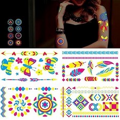 QTY OF ASSORTED ITEMS TO INCLUDE GLOWING NEON TATTOO STICKERS RRP £226: LOCATION - A RACK