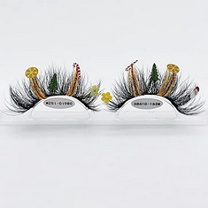 QTY OF ASSORTED ITEMS TO INCLUDE CHRISTMAS FALSE EYELASHES 20MM RRP £160: LOCATION - C RACK