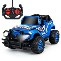 12 X HUMAX REMOTE CONTROL CARS, RC CARS FOR BOYS TOYS AGE 7, 1:20 SCALE OFF ROAD TRUCK TOY RACING CARS WITH LED HEADLIGHT, CHRISTMAS BIRTHDAY GIFTS FOR KIDS TODDLERS - TOTAL RRP £145: LOCATION - D RA