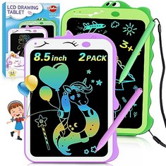 41 X VATOS LCD WRITING TABLET DOODLE BOARD,2 PACKS 8.5 INCH UNICORN + DINOSAUR DRAWING PAD,ELECTRONIC DRAWING TABLET TRAVEL GIFTS FOR KIDS AGES 3 4 5 6 7 8 YEAR OLD GIRLS BOYS - TOTAL RRP £401: LOCAT