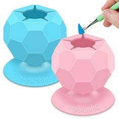 52 X 2 PACK SUCTIONED VINYL WEEDING SCRAP COLLECTOR, SILICONE SUCTION CUPS FOR VINYL DISPOSING, CRAFT WEEDING TOOLS HOLDER SET KIT FOR VINYLS WEEDER, CRAFTERS(PINK+BLUE) - TOTAL RRP £346: LOCATION -