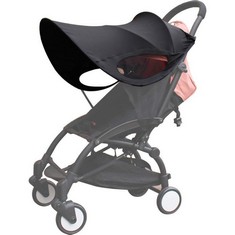 8 X KYO WOOL BABY STROLLER SUN COVER - UNIVERSAL PRAM BUGGY SUN SHADE AND BLACKOUT BLIND, PUSHCHAIR SUN PROTECTION, AWNING ANTI-UV UMBRELLA, STOPS 99% OF THE SUN'S RAYS UPF50+ (UPGRADED VERSION): LOC