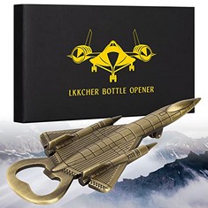 14 X LICHER BEER BOTTLE OPENER GIFTS FOR MEN, RECONNAISSANCE AIRCRAFT GIFTS FOR MILITARY FANS, GIFT IDEAS FOR MEN DAD HUSBAND SON HIM WITH GIFT BOX AND CARD, BIRTHDAY GIFT, FATHERS DAY GIFT, BRONZE -