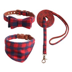 QTY OF ASSORTED ITEMS TO INCLUDE BOW TIE DOG COLLAR AND LEASH SET: LOCATION - H RACK