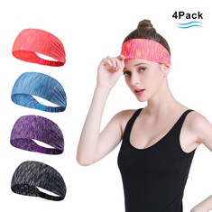 QTY OF ASSORTED ITEMS TO INCLUDE SPORTS HEADBANDS MOISTURE WICKING. RRP £130: LOCATION - H RACK