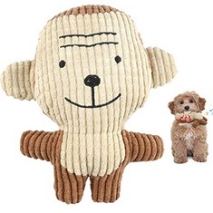 QTY OF ASSORTED ITEMS TO INCLUDE SOFT DOG MONKEY SQUEAKY TOY. RRP : LOCATION - I RACK