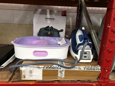 QTY OF ASSORTED HOUSEHOLD ITEMS TO INCLUDE TEFAL PRO EXPRESS STEAM IRON : LOCATION - B RACK(COLLECTION OR OPTIONAL DELIVERY AVAILABLE)