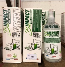 12X BIO IMPACT ECO DETERGENT CLEANER FOR SCREENS: LOCATION - B RACK(COLLECTION OR OPTIONAL DELIVERY AVAILABLE)