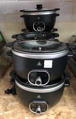 7X DIGITAL 6L SLOW COOKERS : LOCATION - C RACK (COLLECTION OR OPTIONAL DELIVERY AVAILABLE)