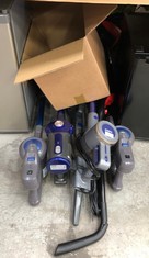 QTY OF ASSORTED VACUUM CLEANERS TO INCLUDE TOWER STICK VACUUM : LOCATION - BACK TABLES(COLLECTION OR OPTIONAL DELIVERY AVAILABLE)