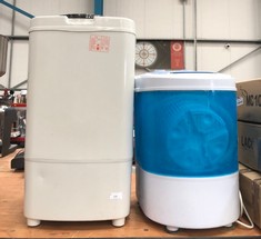 2X SPIN DRYER MACHINES: LOCATION - BACK TABLES(COLLECTION OR OPTIONAL DELIVERY AVAILABLE)