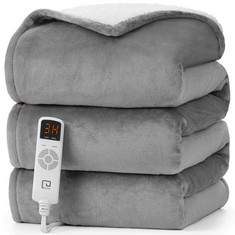 PALLET OF ASSORTED BEDDING ITEMS TO INCLUDE EHEYCIGA GREY ELECTRIC BLANKET : LOCATION - FRONT FLOOR(COLLECTION OR OPTIONAL DELIVERY AVAILABLE)