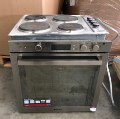 HOTPOINT  OPENSPACE INTEGRATED COOKER WITH HOB MODEL OS87DCIX/HP: LOCATION - FRONT FLOOR(COLLECTION OR OPTIONAL DELIVERY AVAILABLE)