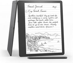 16GB KINDLE SCRIBE, DIGITAL NOTEBOOK WITH BASIC PEN, ALL IN ONE, 10.2" 300 PPI PAPERWHITE DISPLAY, MODEL NUMBER 840080520308 (SEALED UNIT) RRP £330: LOCATION - A