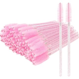 50 X 100 PCS DISPOSABLE EXTENSIONS AND EYEBROW BRUSH RRP £235: LOCATION - D