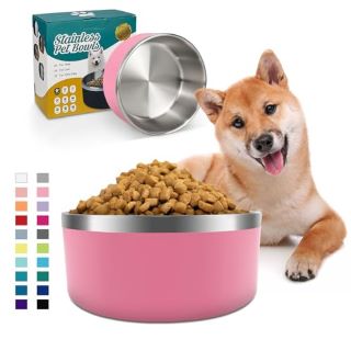QTY OF ASSORTED ITEMS TO INCLUDE STAINLESS PET BOWLS RRP £200: LOCATION - E