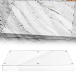 5 X 2PCS ACRYLIC CUTTING BOARD WITH COUNTER LIP, 16X18 INCH TRANSPARENT LARGE CUTTING BOARD CLEAR NON SLIP CUTTING BOARDS FOR KITCHEN ACCESSORIES COUNTERTOP PROTECTOR - TOTAL RRP £110: LOCATION - A