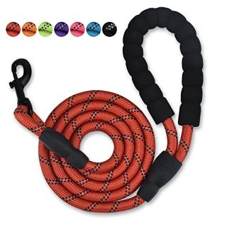14 X OLODEER NYLON DOG LEASH WITH PADDED HANDLE, 5 FT LENGTH DOG LEASH FOR DAILY WALKING AND TRAINING,FIT FOR SMALL MEDIUM LARGE DOGS. - TOTAL RRP £105: LOCATION - F