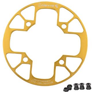 36 X UPANBIKE MOUNTAIN BIKE CHAINRING GUARD 104BCD ALUMINUM ALLOY CHAINRING PROTECTOR COVER FOR 32~34T 36~38T 40~42T CHAINRING SPROCKETS (36T-38T, GOLDEN) - TOTAL RRP £361: LOCATION - F