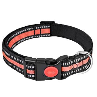 65 X UMI DOG COLLAR, ADJUSTABLE BASIC DOG COLLAR WITH SAFETY LOCKING BUCKLE AND SOFT NEOPRENE PADDED, DURABLE NYLON PET COLLARS FOR PUPPY SMALL MEDIUM LARGE DOGS - TOTAL RRP £317: LOCATION - F