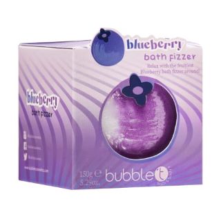 48 X BUBBLE T COSMETICS 1 X 150G, BATH BOMB FOR GIRLS, TASTEA BLUEBERRY, FRESH AND UPLIFTING FRAGRANCE, PACKED WITH ESSENTIAL OILS LEAVING SKIN FEELING SOFT AND CLEANSED - TOTAL RRP £201: LOCATION -