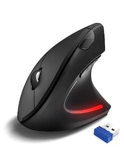12 X TECKNET ERGONOMIC MOUSE, 4800DPI WIRELESS VERTICAL MOUSE 6-BUTTON SILENT MOUSE WITH 5 ADJUSTABLE LEVELS DPI, 24 MONTHS BATTERY LIFE OPTICAL WIRELESS MOUSE FOR LAPTOP, PC, MAC - TOTAL RRP £160: L