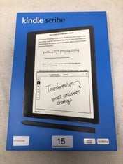 16GB KINDLE SCRIBE, DIGITAL NOTEBOOK WITH BASIC PEN - SEALED: LOCATION - RACK