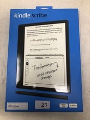 16GB KINDLE SCRIBE, DIGITAL NOTEBOOK WITH BASIC PEN - SEALED: LOCATION - RACK