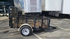 SINGLE AXLE CAGED FLATBED TRAILER (750KG)