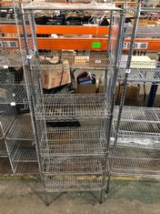 2 X STAINLESS STEEL RACKING