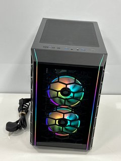 OVERCLOCKERS CUSTOM BUILT GAMING 1 TB SSD PC IN BLACK. (WITH MAINS POWER CABLE). 12TH GEN INTEL CORE I5-12400F 2.50GHZ, 16.0 GB RAM, , NVIDIA GEFORCE RTX 3060 [JPTM112700]