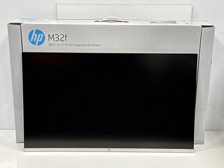 HP M32F FHD MONITOR IN BLACK: MODEL NO 2H5M7AA (WITH BOX) [JPTM112795]