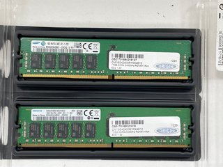 SAMSUNG 2X 16GB DDR4 2400MHZ RAM: MODEL NO M393A2K40BB1-CRC0Q (UNIT ONLY) [JPTM112587]