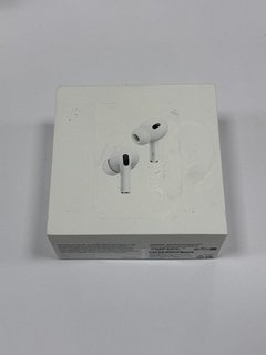 APPLE AIRPODS PRO (2ND GENERATION) WIRELESS EARBUDS (ORIGINAL RRP - £229) IN WHITE: MODEL NO A2698 A2699 A2700 (WITH BOX & ALL ACCESSORIES) [JPTM112765]