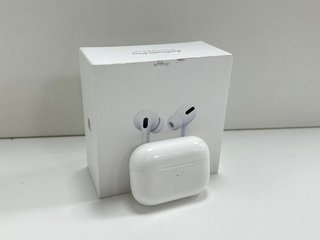 APPLE AIRPODS PRO (GEN 1) WITH WIRELESS CHARGING CASE EARBUDS: MODEL NO A2083 / A2084 / A2190 (WITH BOX & ALL ACCESSORIES) [JPTM111616]