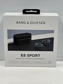BANG & OLUFSEN E8 SPORT WIRELESS SPORTS EARPHONES IN ANTHRACITE OXYGEN. (WITH BOX) [JPTM112783]