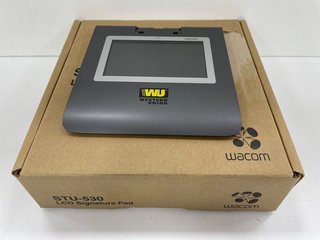 WACOM LCD SIGNATURE PAD: MODEL NO STU-530/G (WITH BOX & CABLES) [JPTM112602]