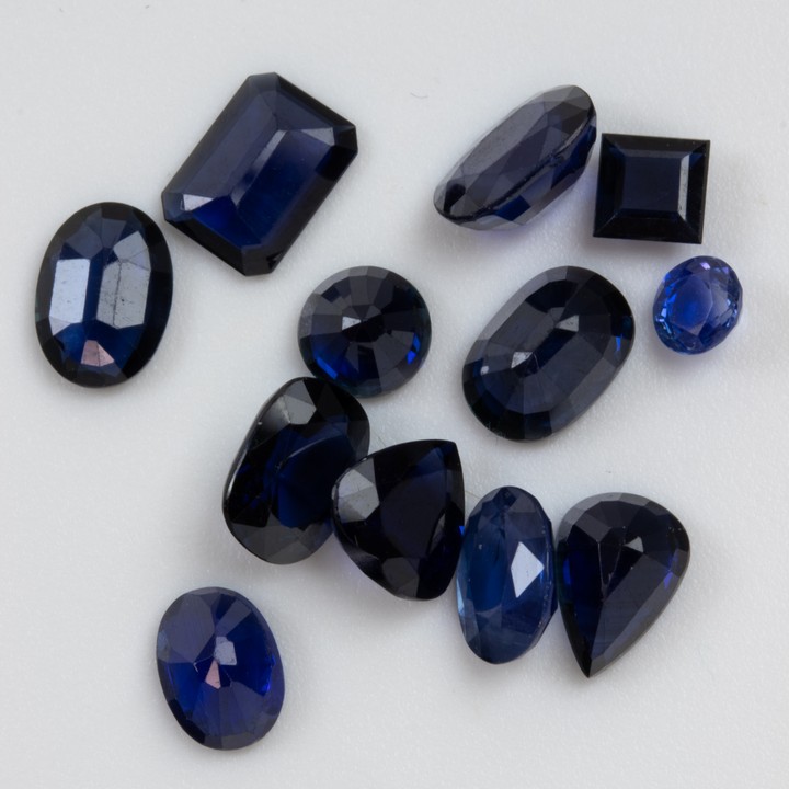 9.52ct Sapphire Faceted Mixed-cut Parcel of Gemstones, mixed.  Auction Guide: £200-£300
