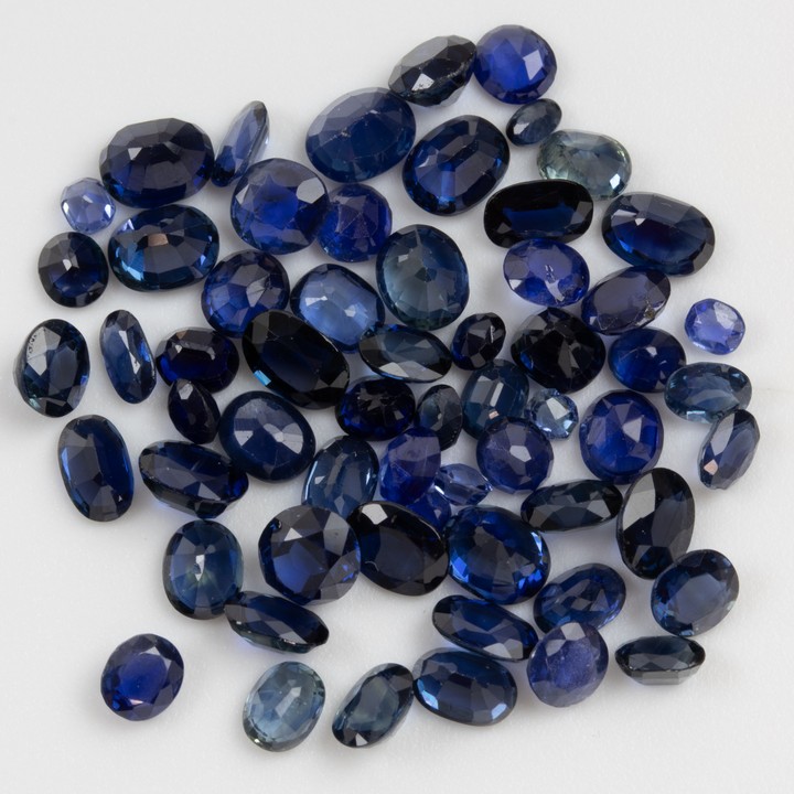 15.76ct Sapphire Faceted Oval-cut Parcel of Gemstones, mixed.  Auction Guide: £200-£300