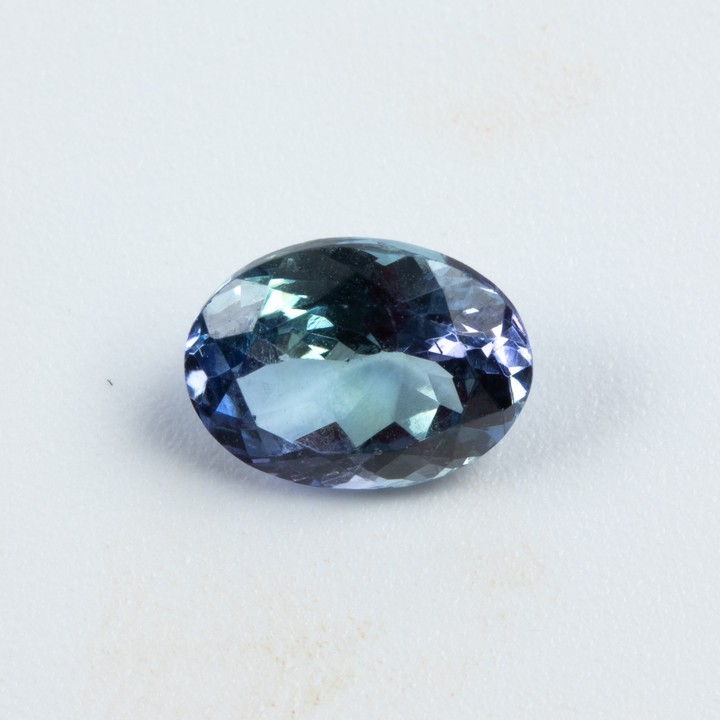 1.34ct Tanzanite Faceted Oval-cut Single Gemstone, 8x6mm.  Auction Guide: £150-£200