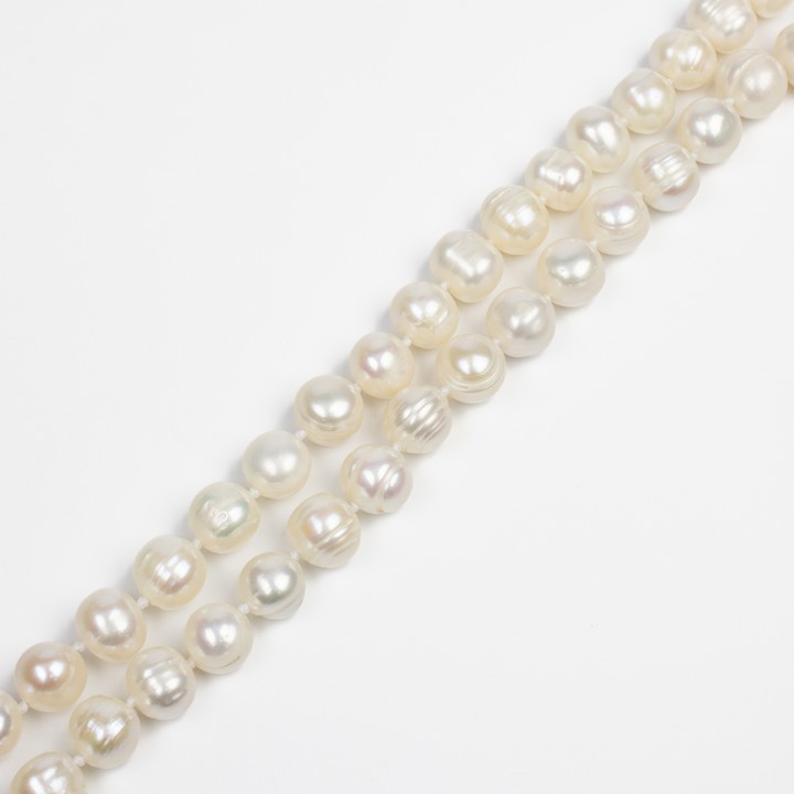 Copper Fastening Natural Freshwater Pearl Necklace, 42cm, 43.8g (VAT Only Payable on Buyers Premium)